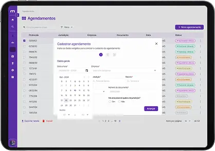 Agendamento e notificações no ViSia