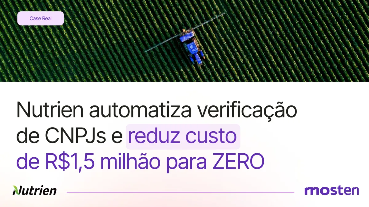 Nutrien automatiza verificação de CNPJs