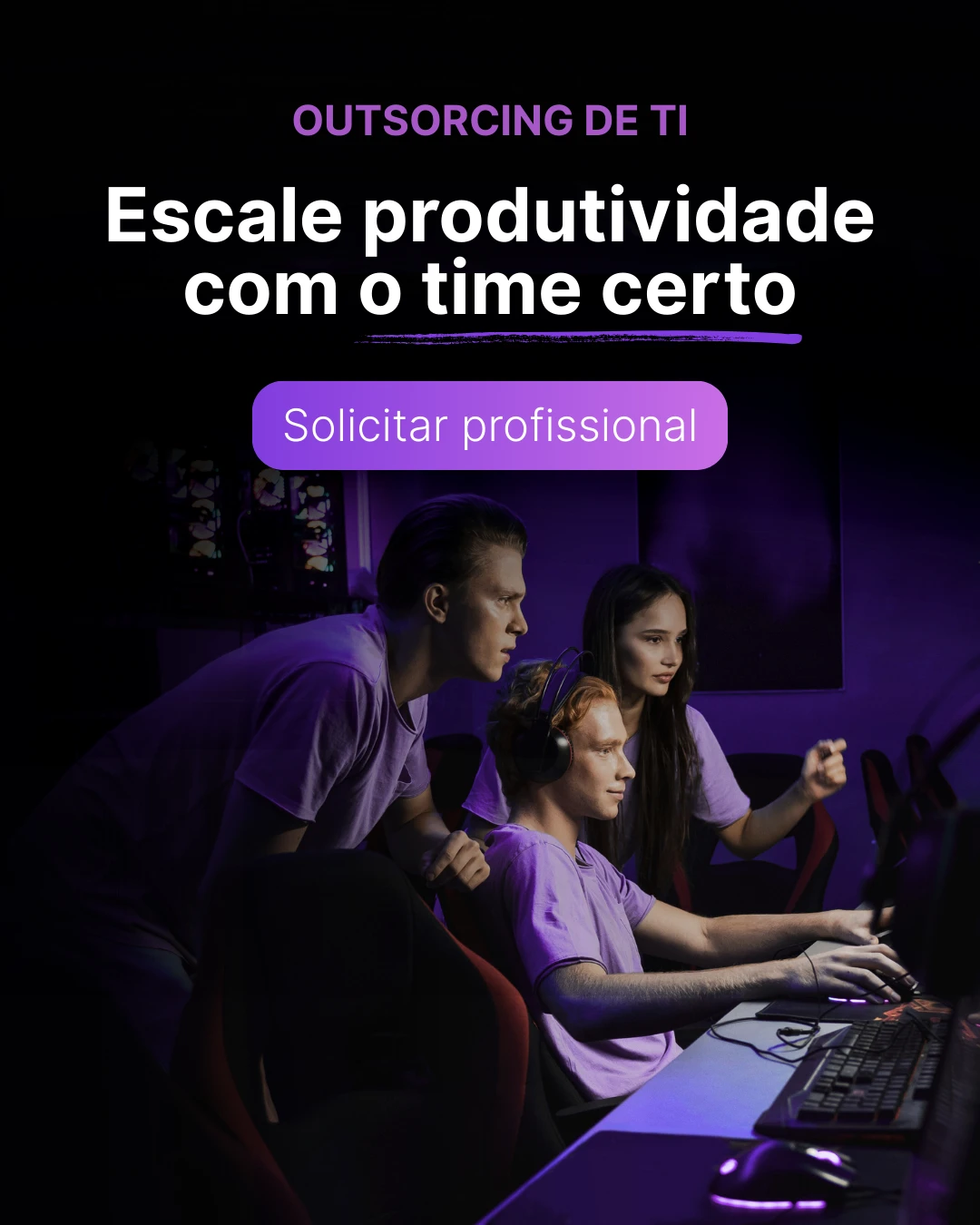 Escale produtividade com o time certo