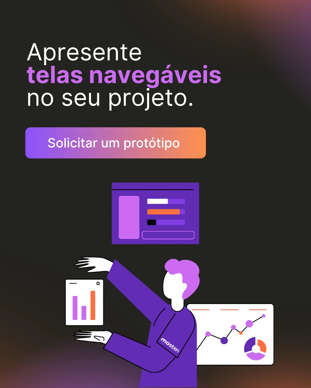 Esteira UI/UX: Apresentando telas navegáveis no seu projeto