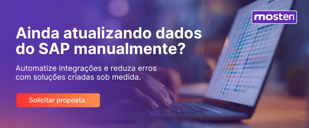 Ainda atualizando dados do SAP Manualmente? Automatize integrações e reduza erros com soluções criadas sob medida