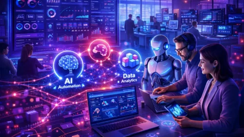 Tecnologia para empresas em 2026: IA e automação | GUIA