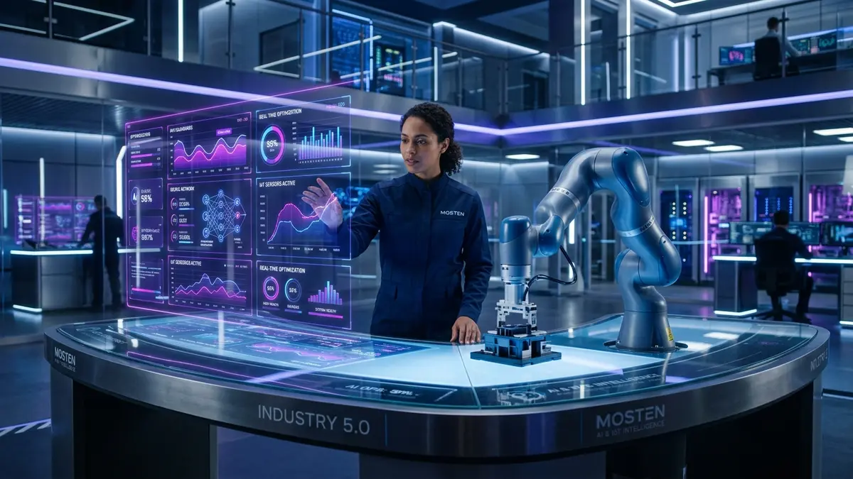 Indústria 5.0 na Prática: Como Unir Tecnologia, IA e Capital Humano para Gerar ROI